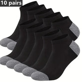 Men's Cotton Ankle Socks – Breathable & Comfortable Summer Wear - Himpall